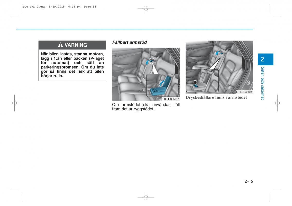 Hyundai Tucson III 3 instruktionsbok / page 45