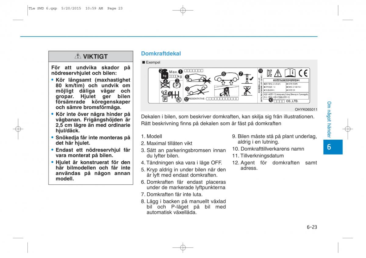 Hyundai Tucson III 3 instruktionsbok / page 508