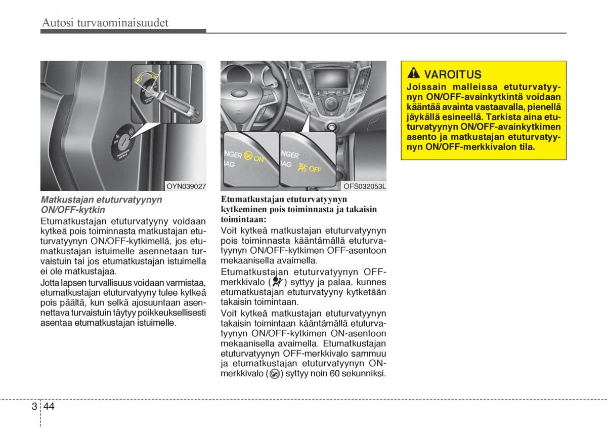 Hyundai Veloster omistajan kasikirja / page 60