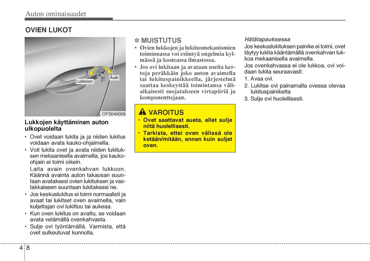 Hyundai Veloster omistajan kasikirja / page 80