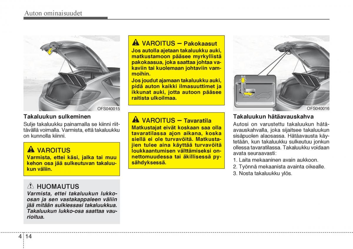 Hyundai Veloster omistajan kasikirja / page 86