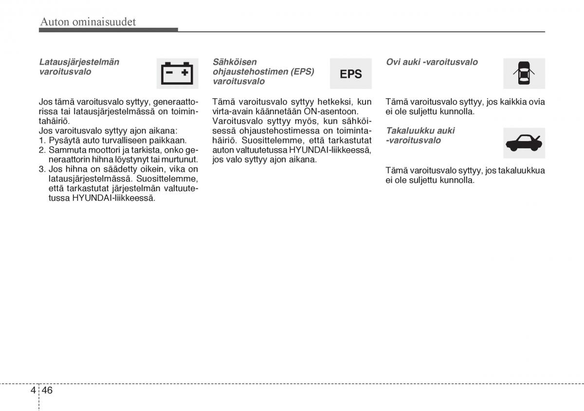 Hyundai Veloster omistajan kasikirja / page 118