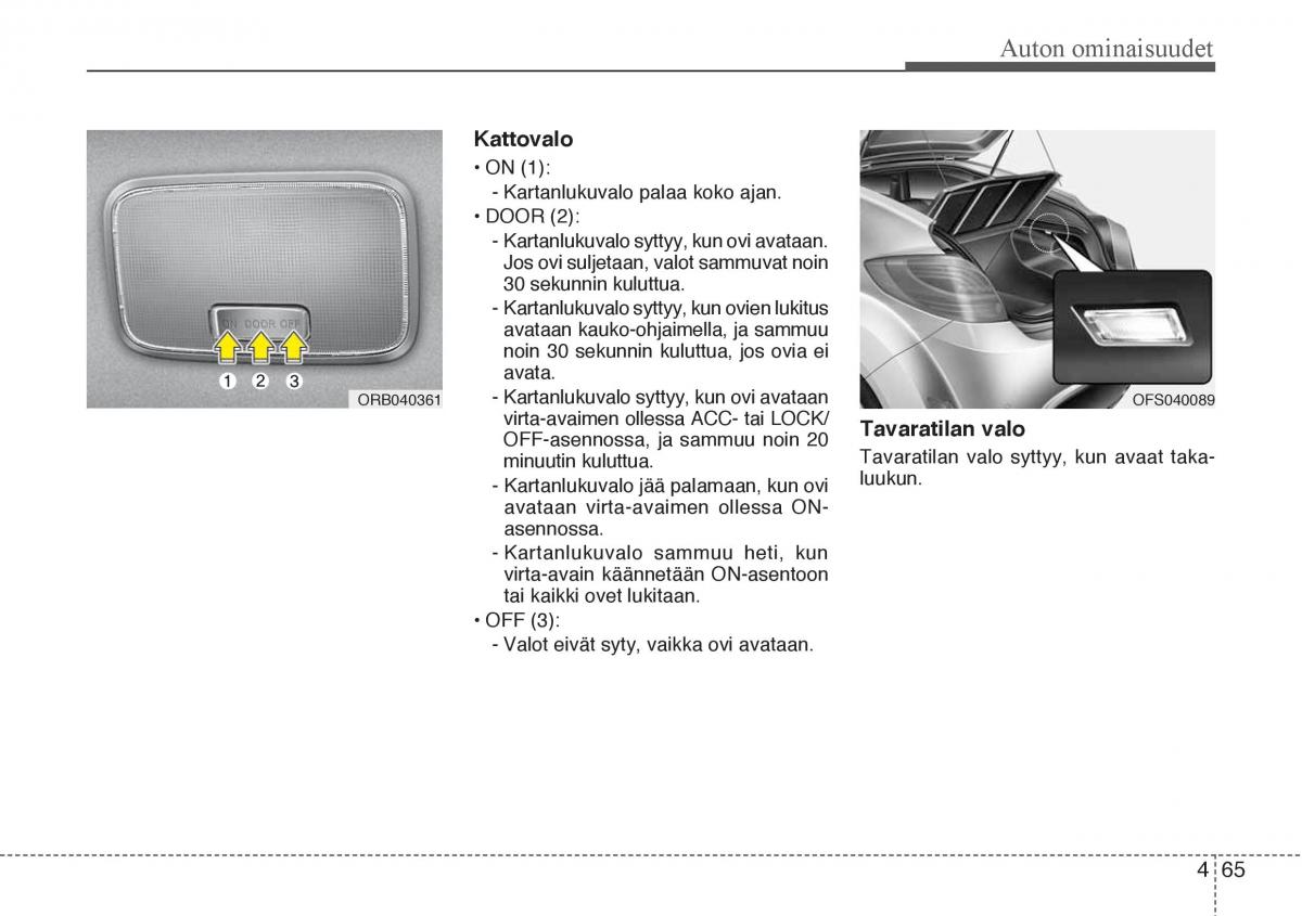 Hyundai Veloster omistajan kasikirja / page 137