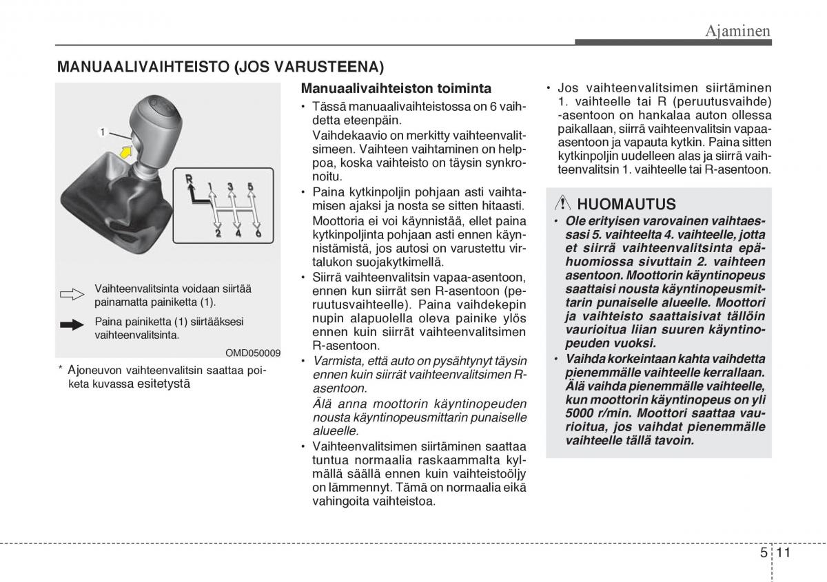 Hyundai Veloster omistajan kasikirja / page 179