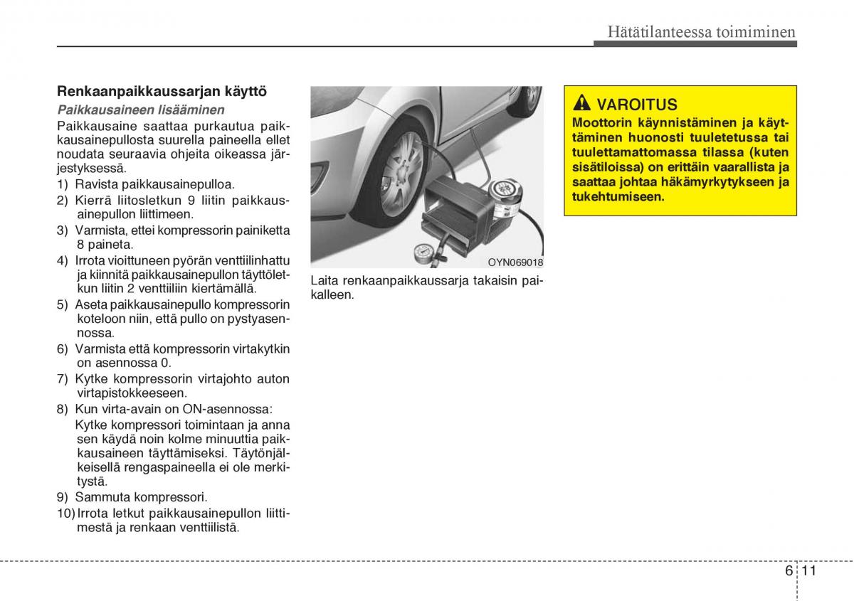 Hyundai Veloster omistajan kasikirja / page 227