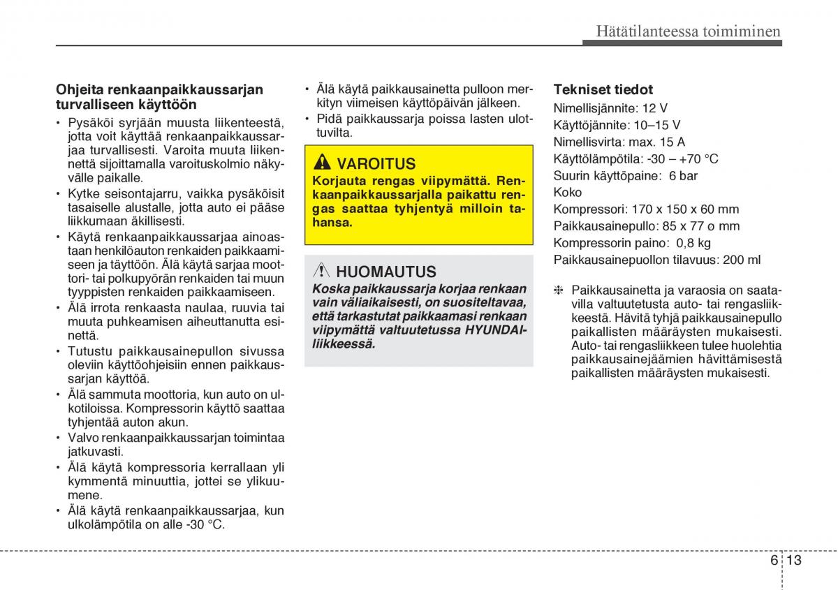 Hyundai Veloster omistajan kasikirja / page 229