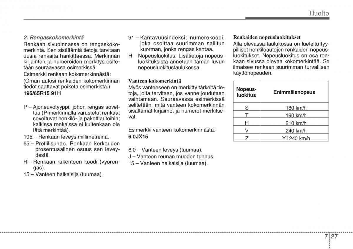 Hyundai Veloster omistajan kasikirja / page 265