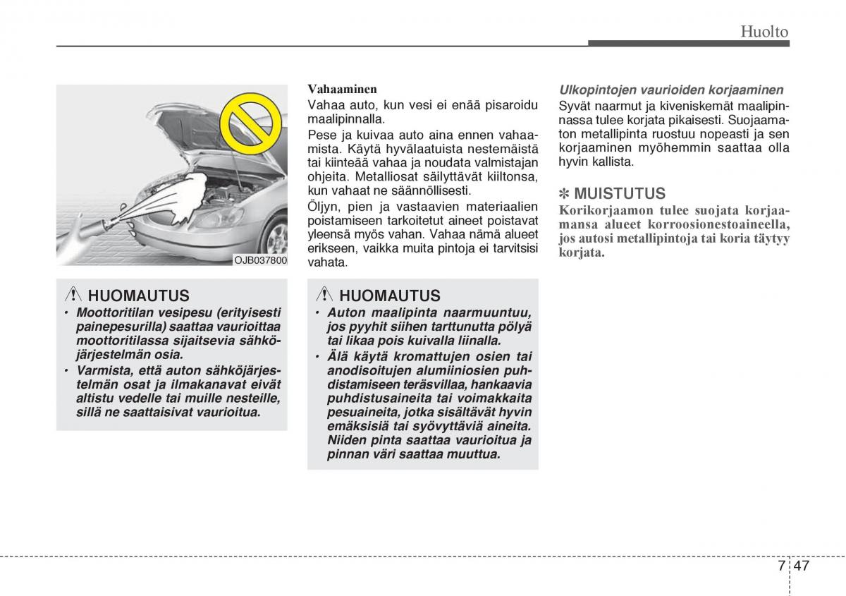 Hyundai Veloster omistajan kasikirja / page 285