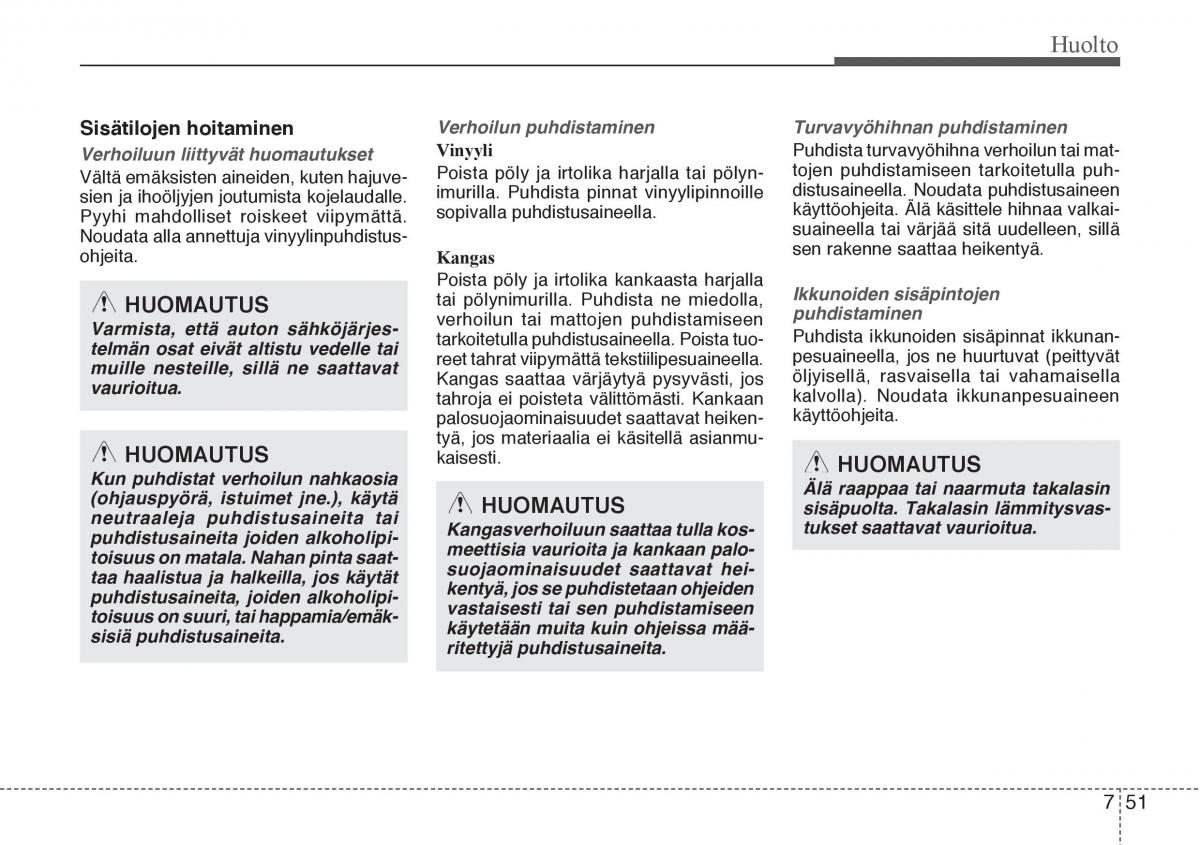 Hyundai Veloster omistajan kasikirja / page 289