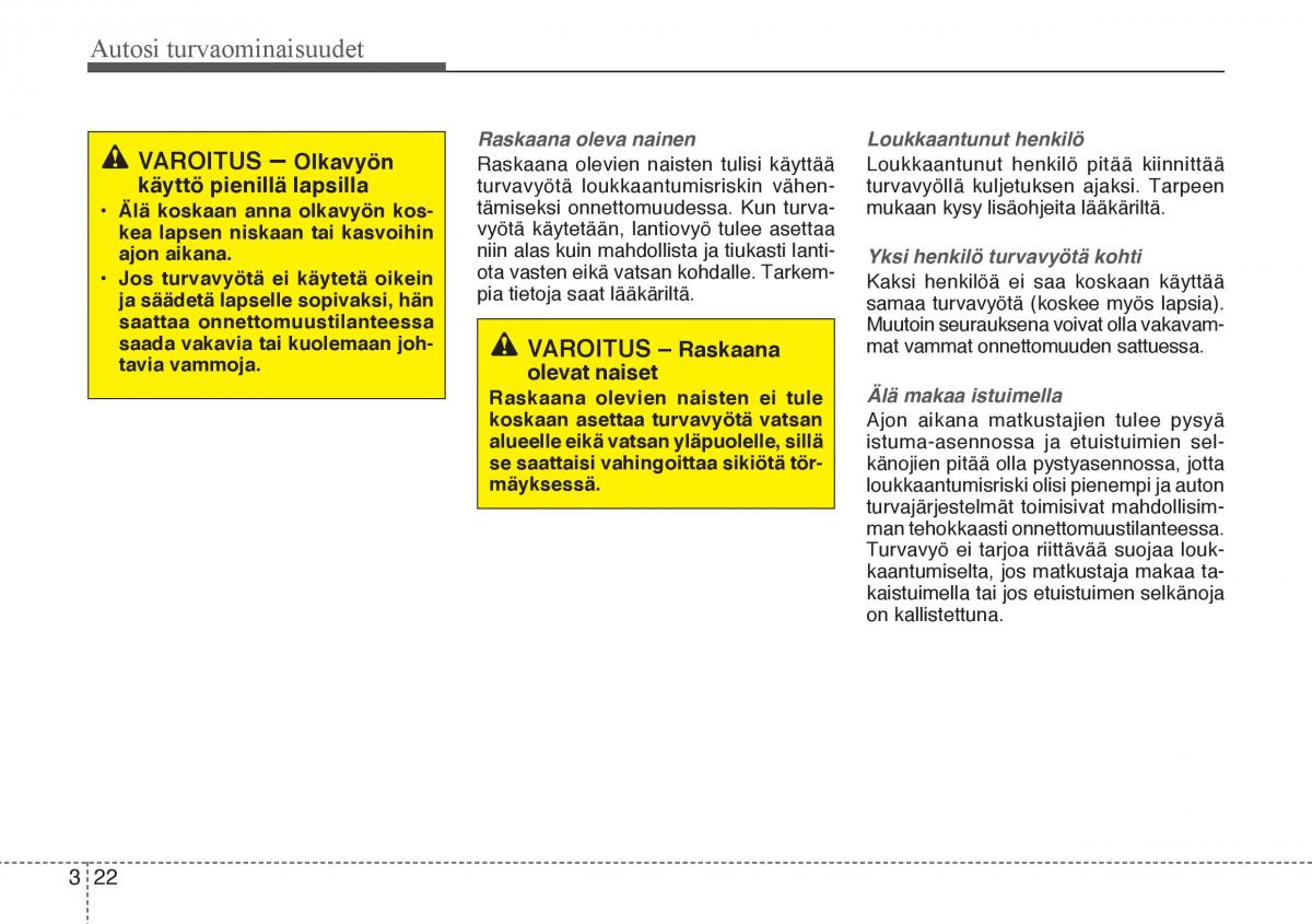 Hyundai Veloster omistajan kasikirja / page 38