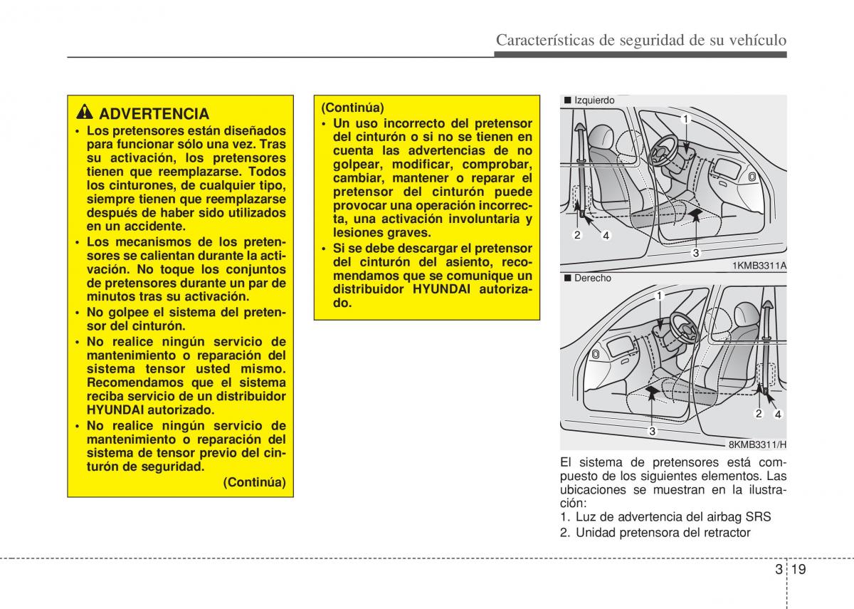 Hyundai i10 II 2 manual del propietario / page 37