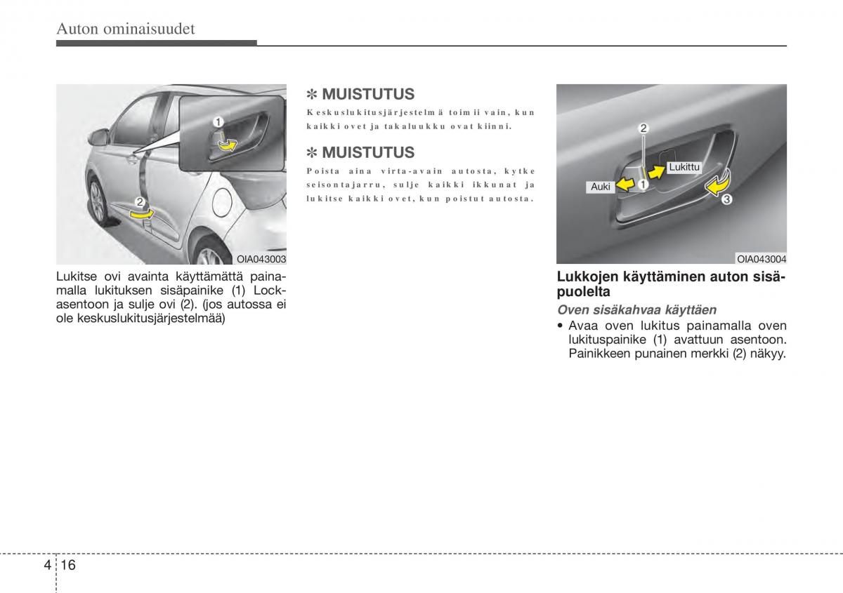 Hyundai i10 II 2 omistajan kasikirja / page 94