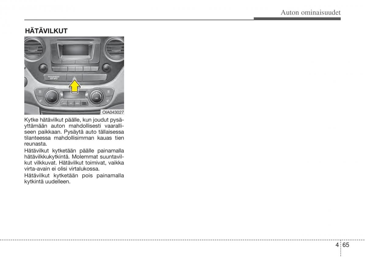 Hyundai i10 II 2 omistajan kasikirja / page 143