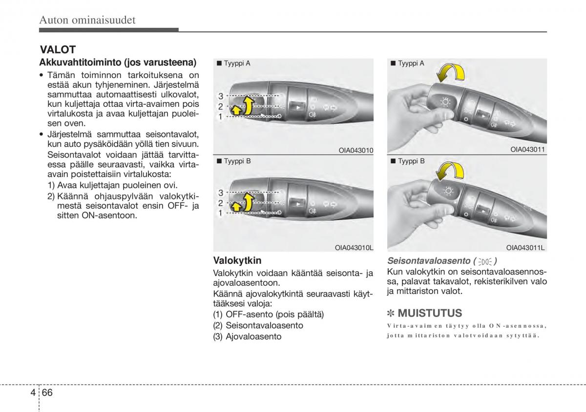 Hyundai i10 II 2 omistajan kasikirja / page 144