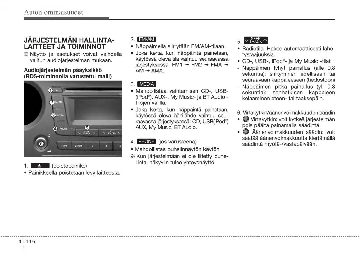 Hyundai i10 II 2 omistajan kasikirja / page 194