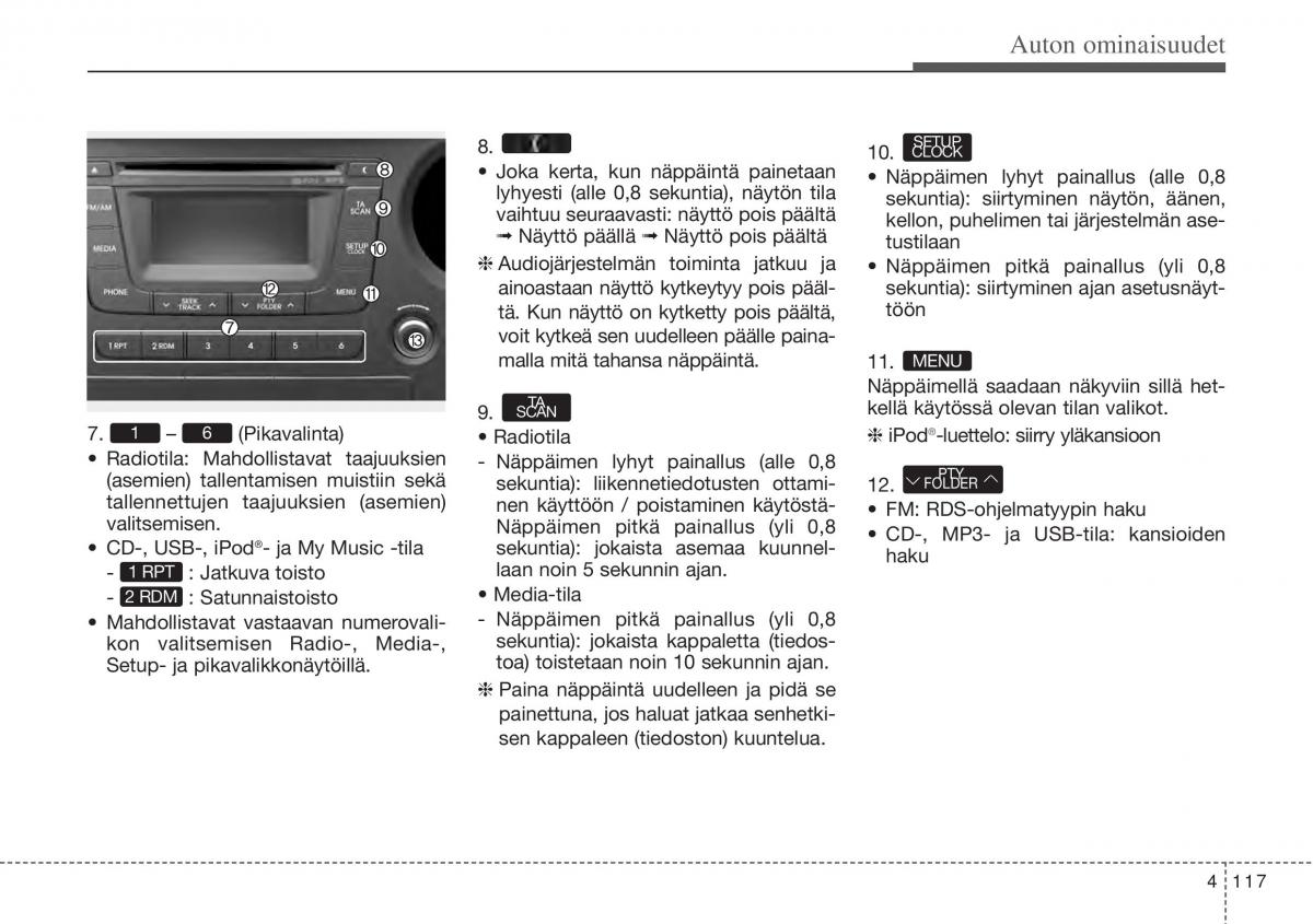 Hyundai i10 II 2 omistajan kasikirja / page 195