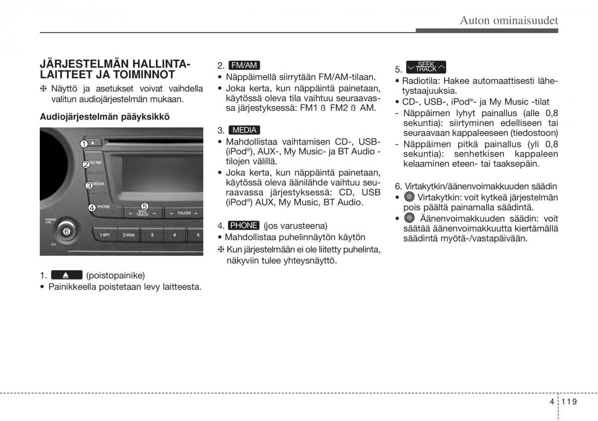 Hyundai i10 II 2 omistajan kasikirja / page 197