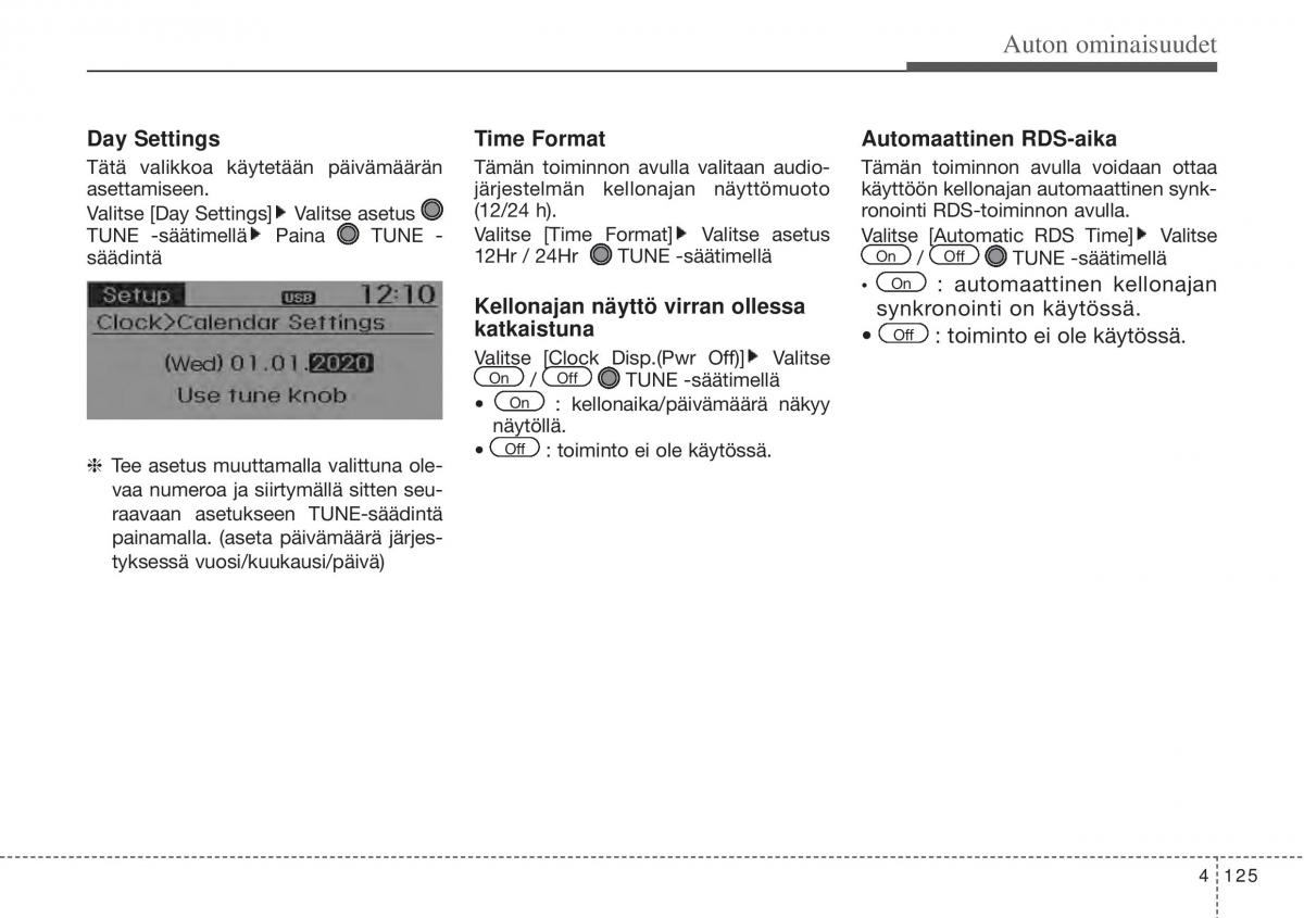 Hyundai i10 II 2 omistajan kasikirja / page 203