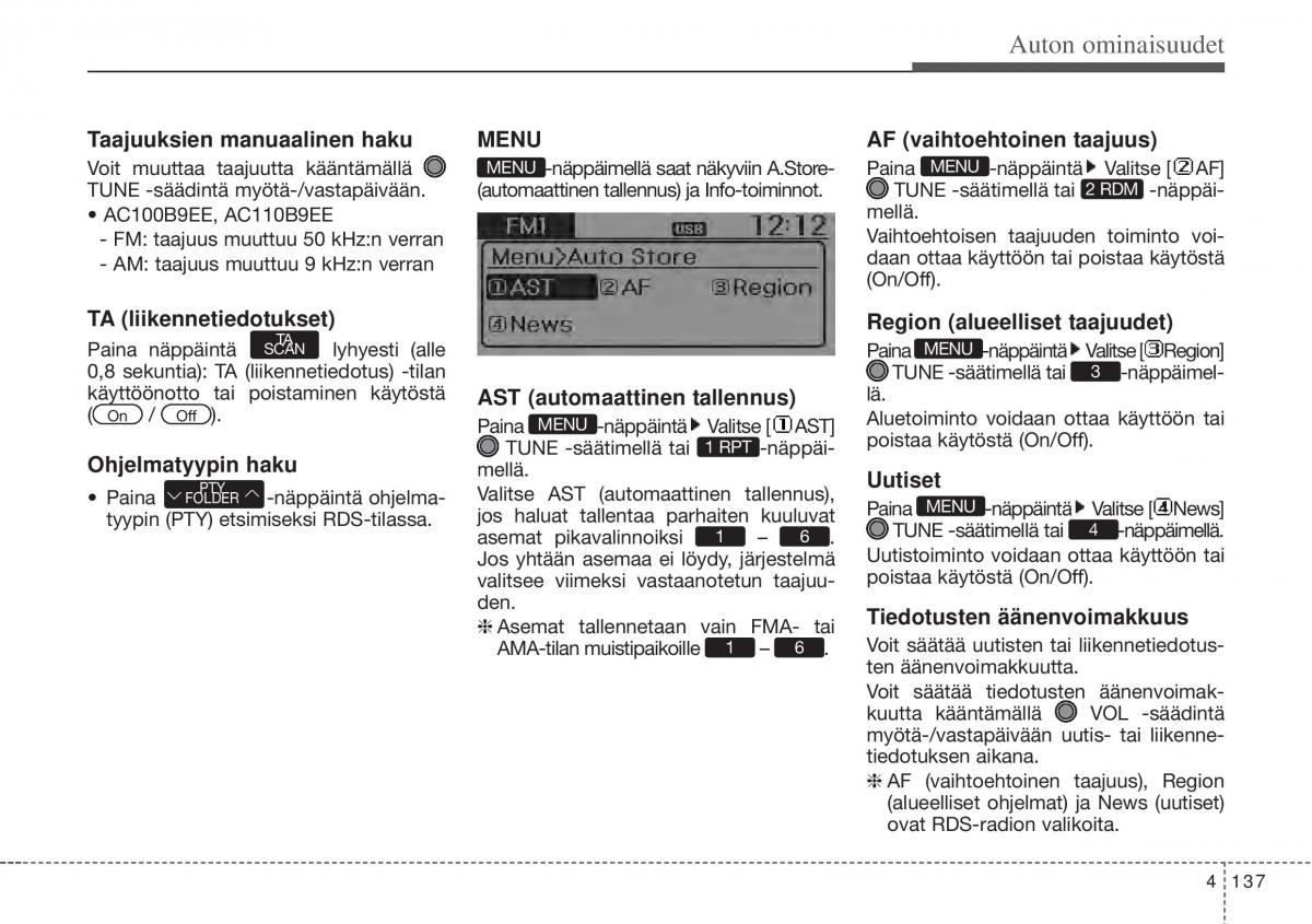 Hyundai i10 II 2 omistajan kasikirja / page 215