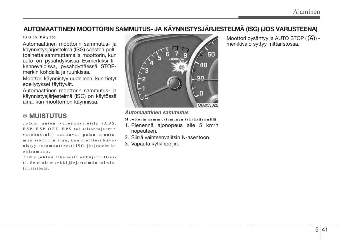 Hyundai i10 II 2 omistajan kasikirja / page 281