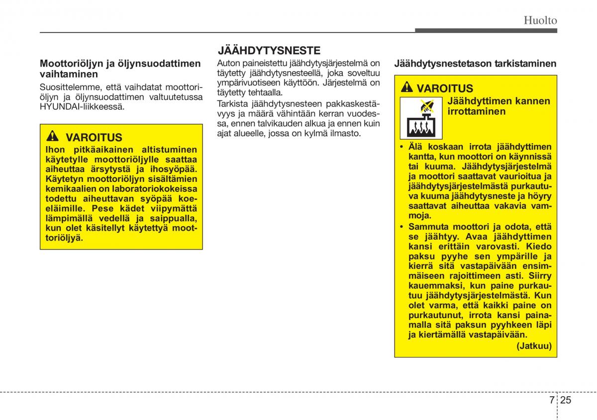 Hyundai i10 II 2 omistajan kasikirja / page 356