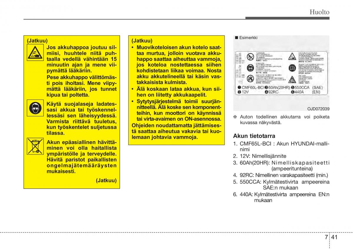 Hyundai i10 II 2 omistajan kasikirja / page 372