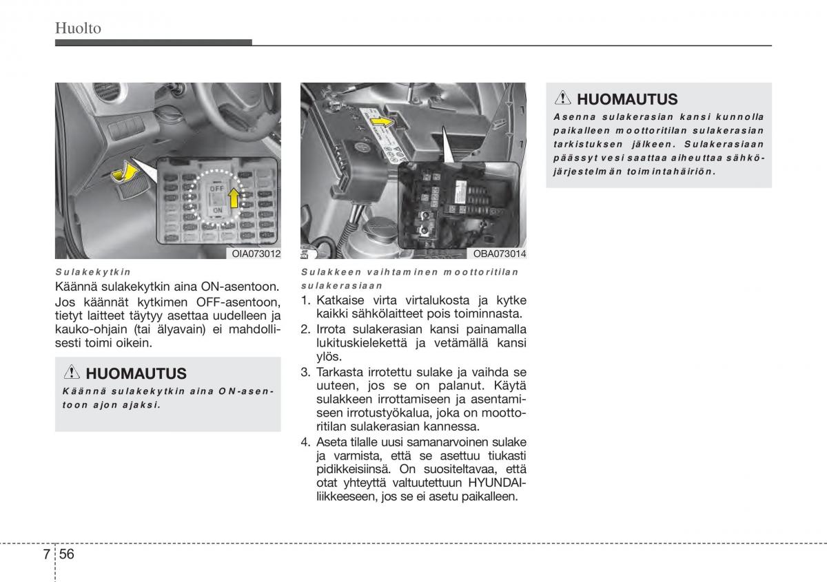 Hyundai i10 II 2 omistajan kasikirja / page 387