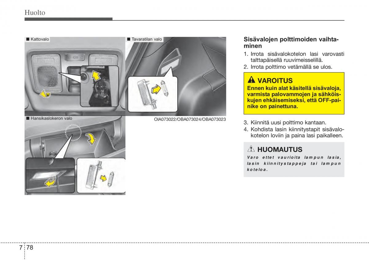 Hyundai i10 II 2 omistajan kasikirja / page 409