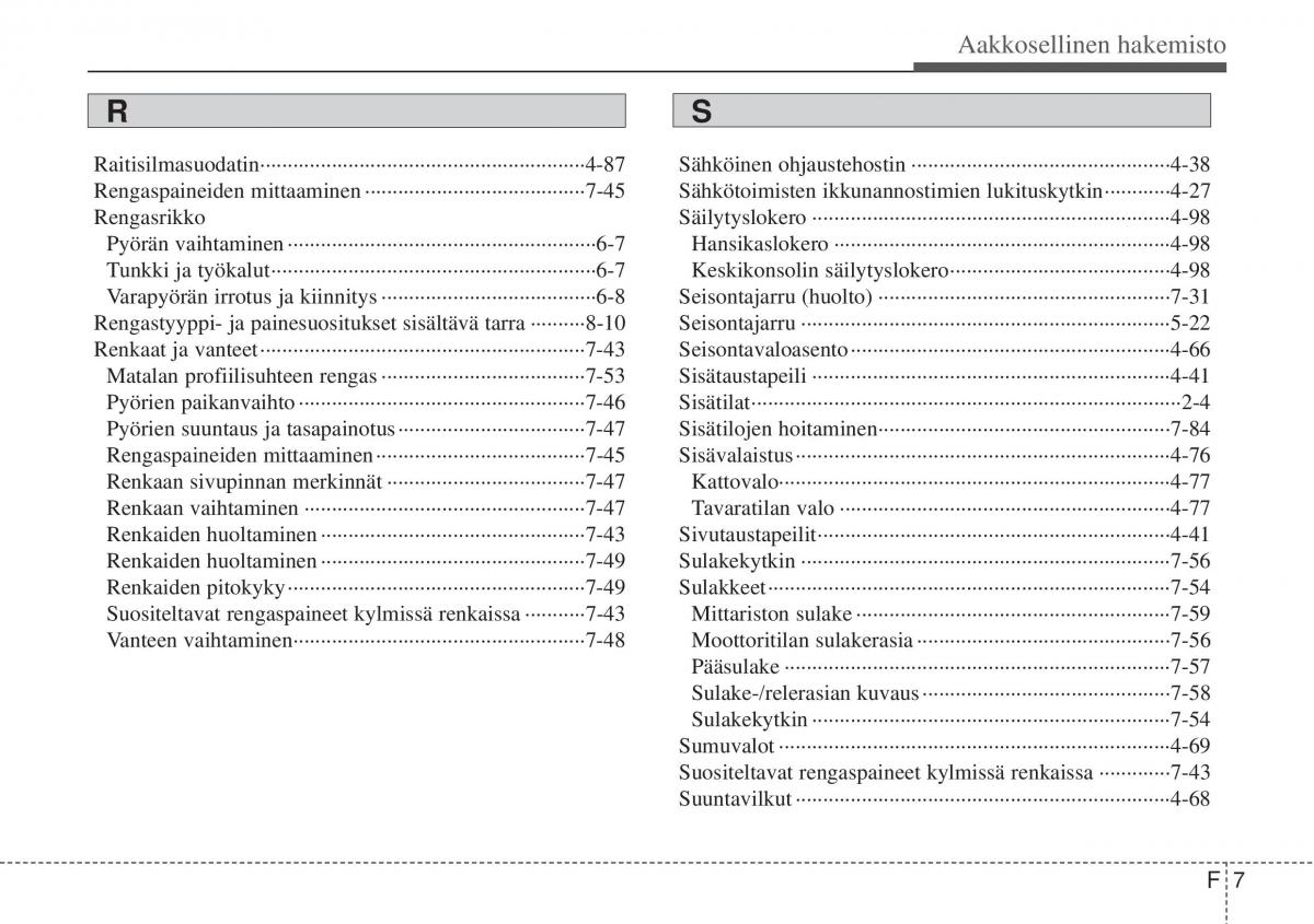 Hyundai i10 II 2 omistajan kasikirja / page 435