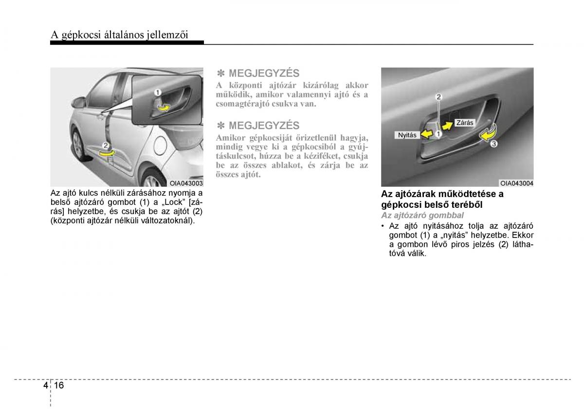 Hyundai i10 II 2 Kezelesi utmutato / page 98