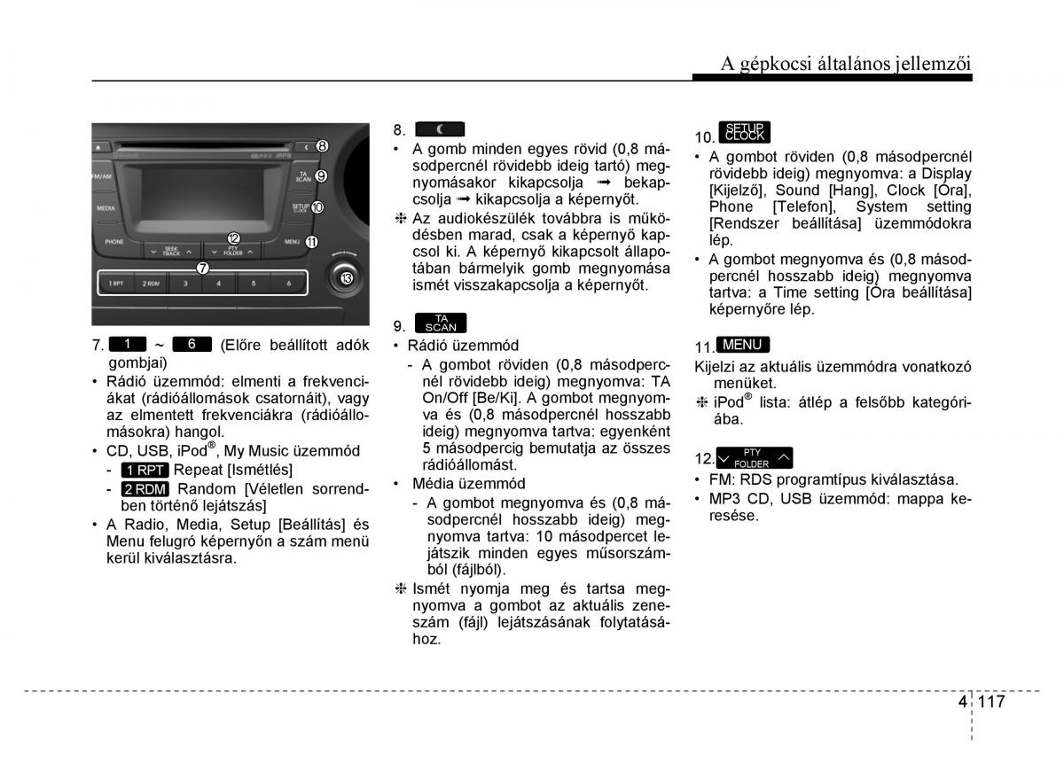 Hyundai i10 II 2 Kezelesi utmutato / page 199