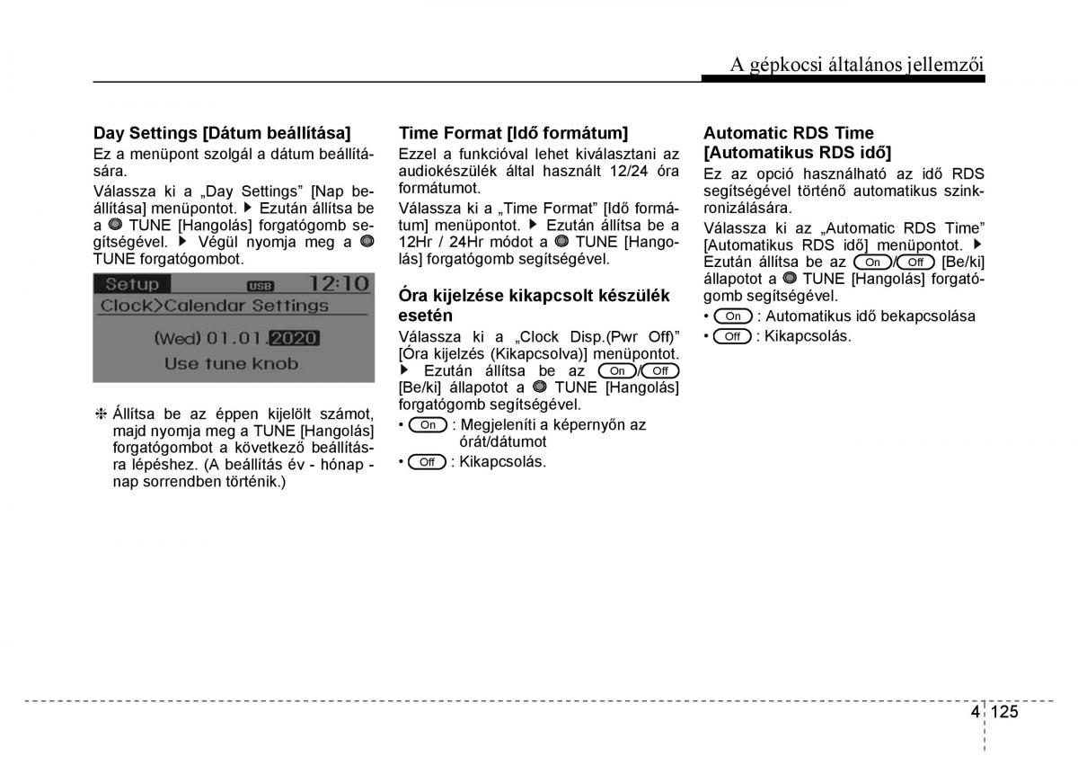 Hyundai i10 II 2 Kezelesi utmutato / page 207