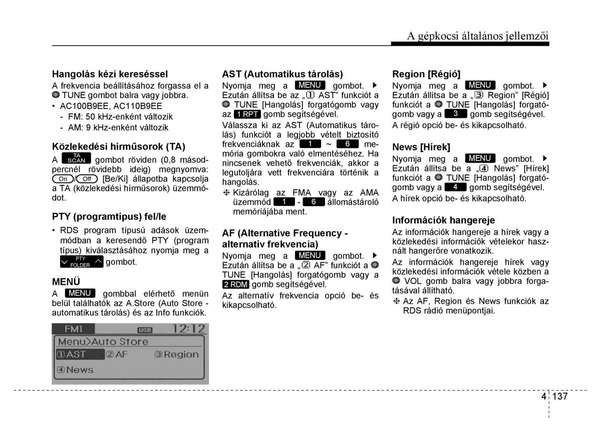 Hyundai i10 II 2 Kezelesi utmutato / page 219