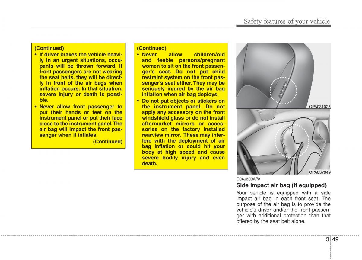 Hyundai i10 I 1 owners manual / page 68