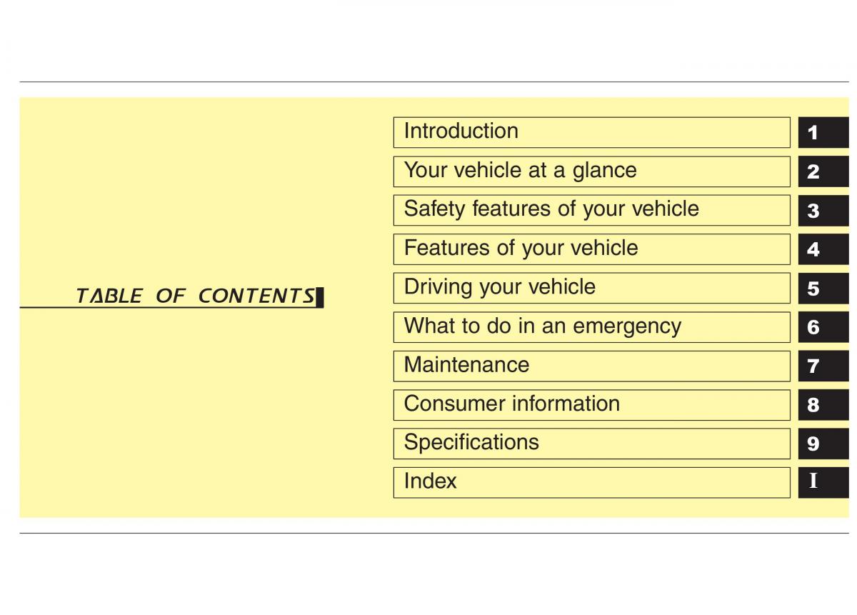 Hyundai i10 I 1 owners manual / page 7