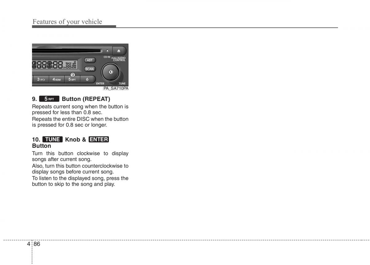 Hyundai i10 I 1 owners manual / page 165