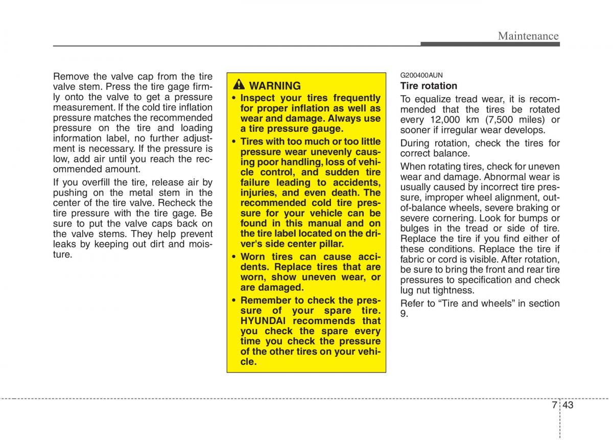 Hyundai i10 I 1 owners manual / page 305