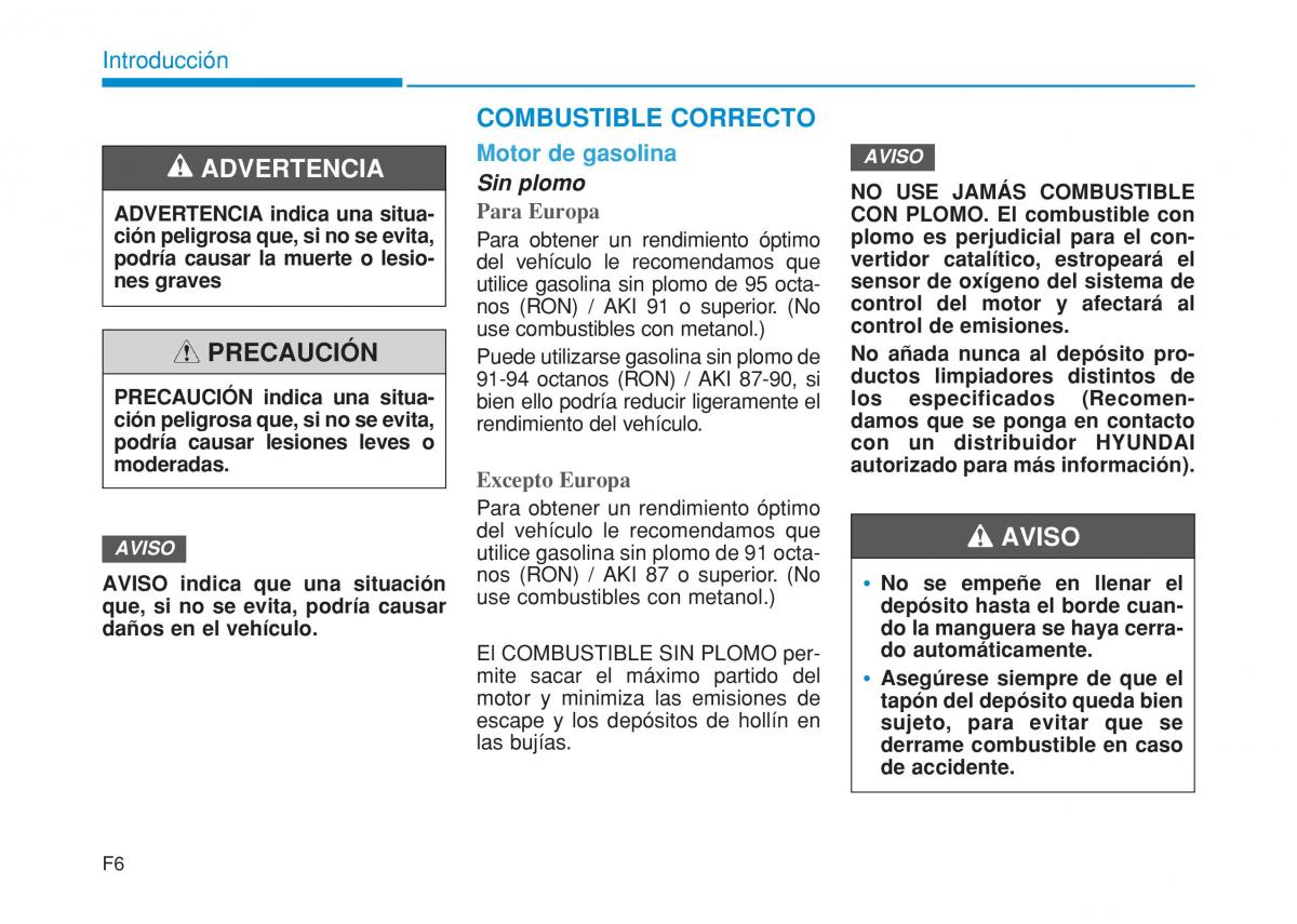 Hyundai i20 II 2 manual del propietario / page 6