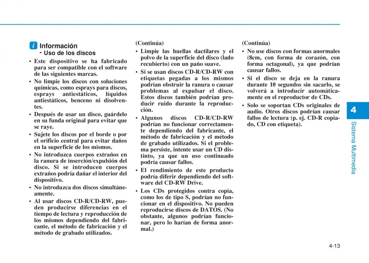 Hyundai i20 II 2 manual del propietario / page 245