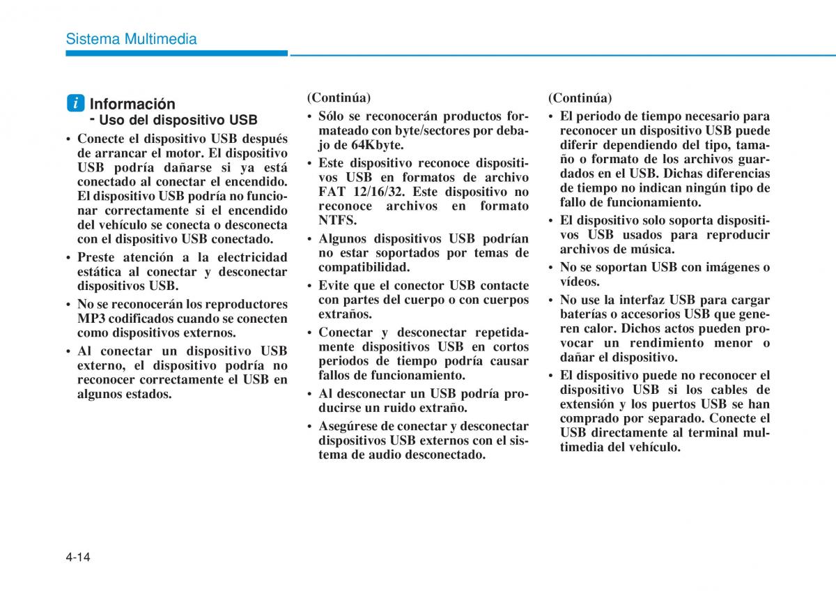 Hyundai i20 II 2 manual del propietario / page 246