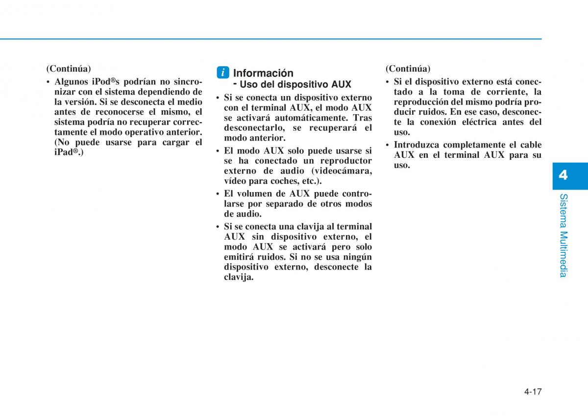 Hyundai i20 II 2 manual del propietario / page 249