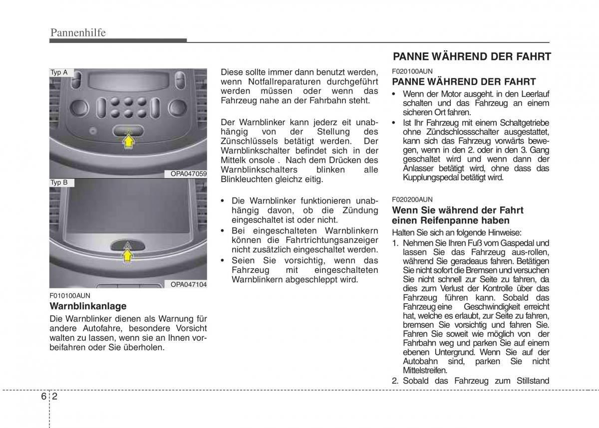 Hyundai i10 I 1 Handbuch / page 203