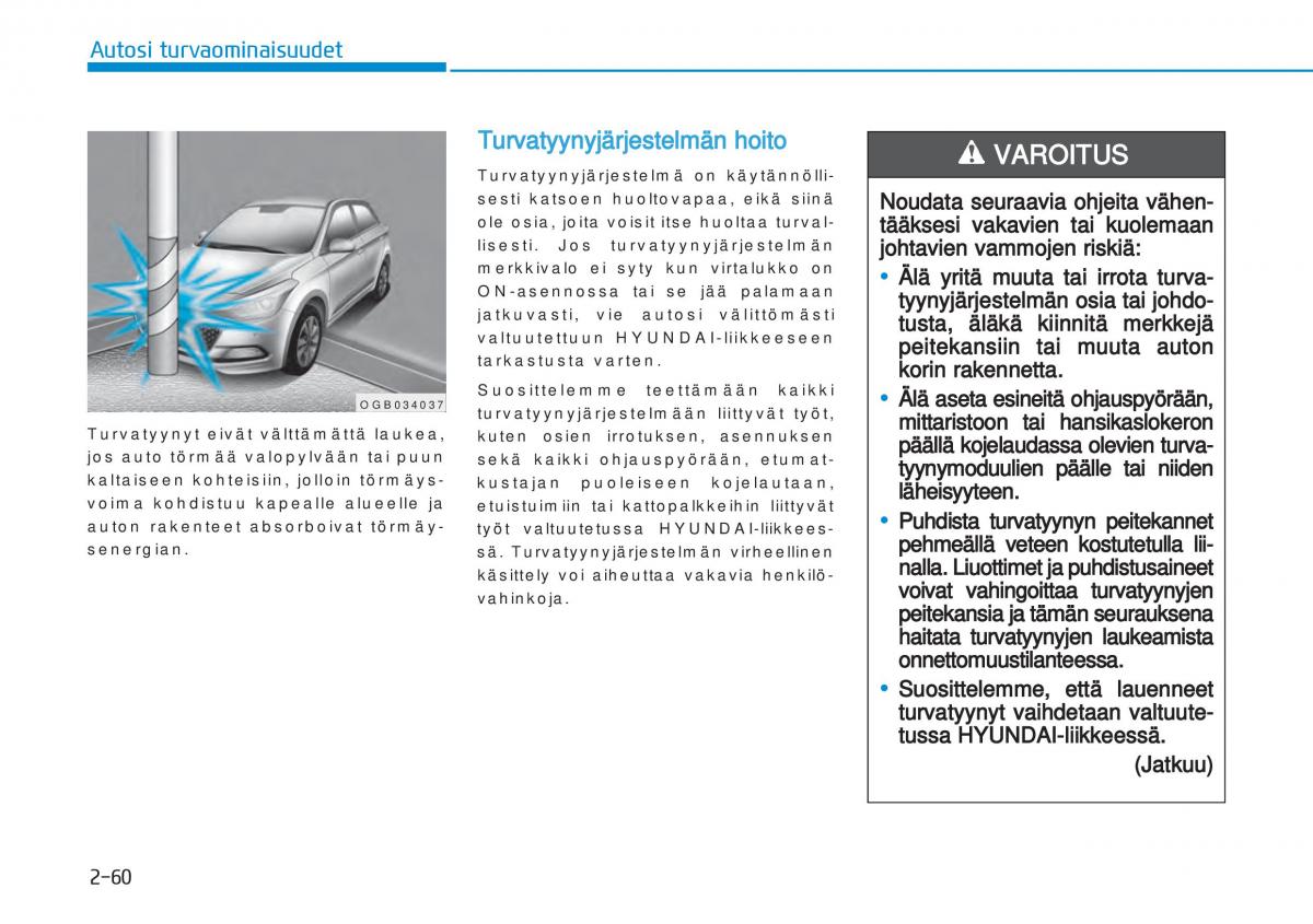 Hyundai i20 II 2 omistajan kasikirja / page 87