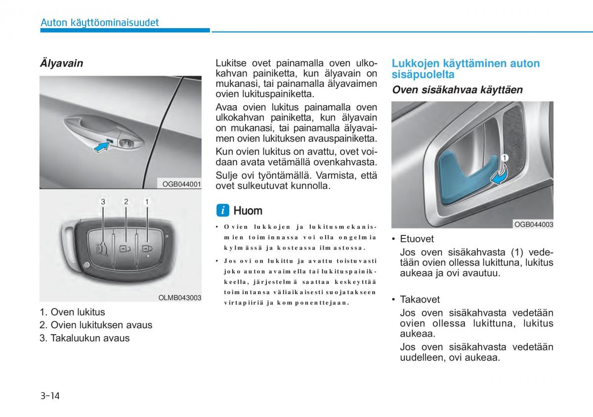 Hyundai i20 II 2 omistajan kasikirja / page 103