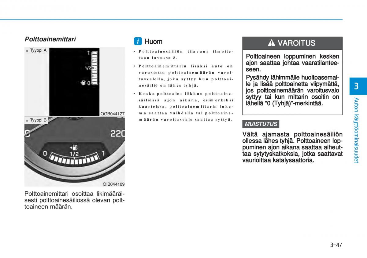 Hyundai i20 II 2 omistajan kasikirja / page 136