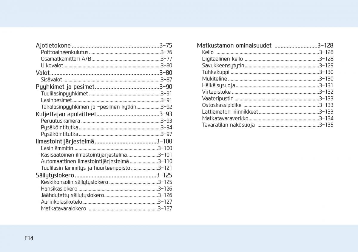 Hyundai i20 II 2 omistajan kasikirja / page 14