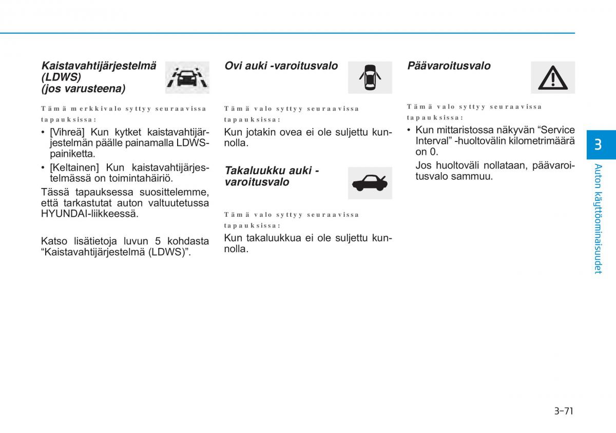 Hyundai i20 II 2 omistajan kasikirja / page 160