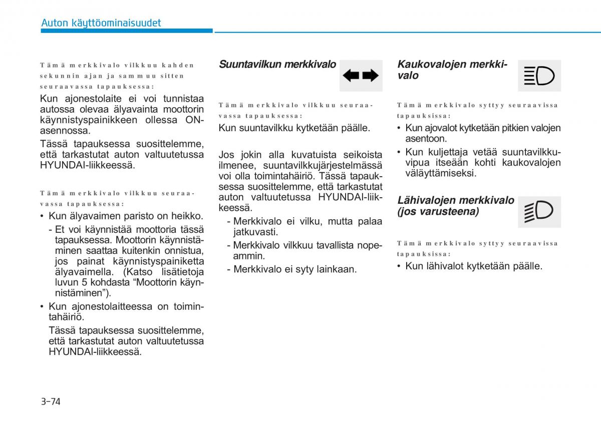 Hyundai i20 II 2 omistajan kasikirja / page 163