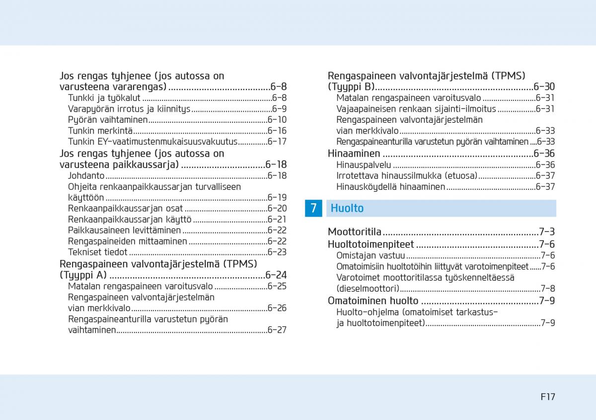 Hyundai i20 II 2 omistajan kasikirja / page 17