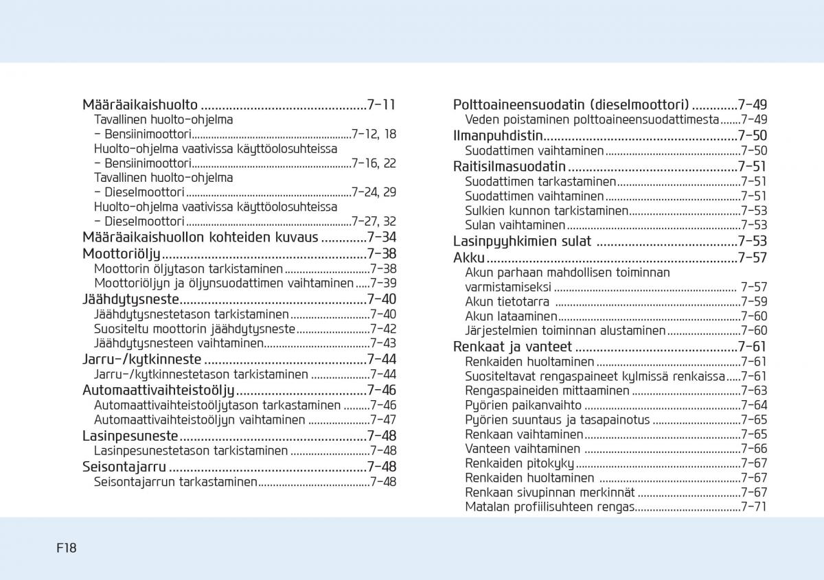 Hyundai i20 II 2 omistajan kasikirja / page 18